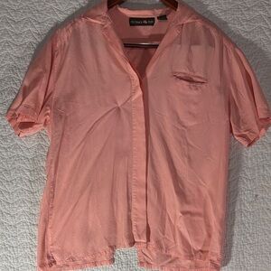 Outback Red Coral Button Down Shirt